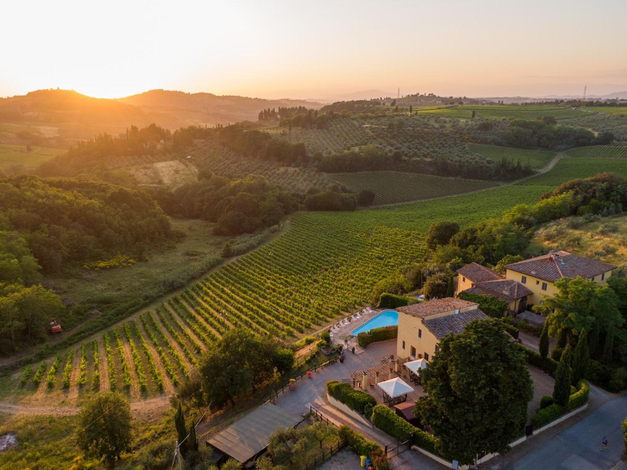 Podere Vergianoni Con Piscina E Vista Mozzafiato Tavarnelle Val di Pesa Dış mekan fotoğraf